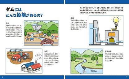 【新品】ダムのひみつ図鑑 しくみや役割,種類,設備や造られ方まで,ダムのことがよくわかる! 定価3,000円