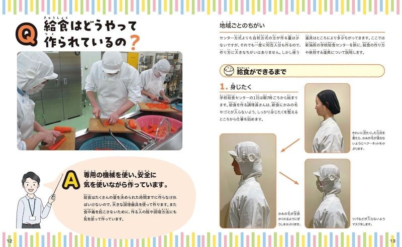 【新品】学校給食のひみつ図鑑 給食のことがぜんぶわかる! 定価3,000円