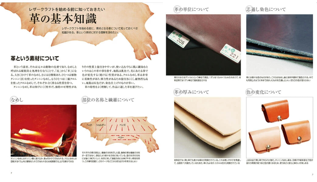 【新品】レザークラフト技法事典 クラフト学園虎の巻 定価2,500円
