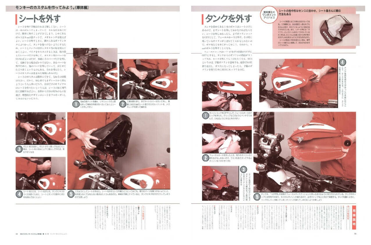 【限定復刊オンデマンド版】はじめてのモンキーカスタム 車体編 定価5,500円