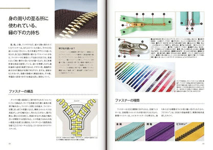 【新品】ファスナー仕立てのレザークラフト 作り方&型紙付き7アイテム掲載 定価2,800円
